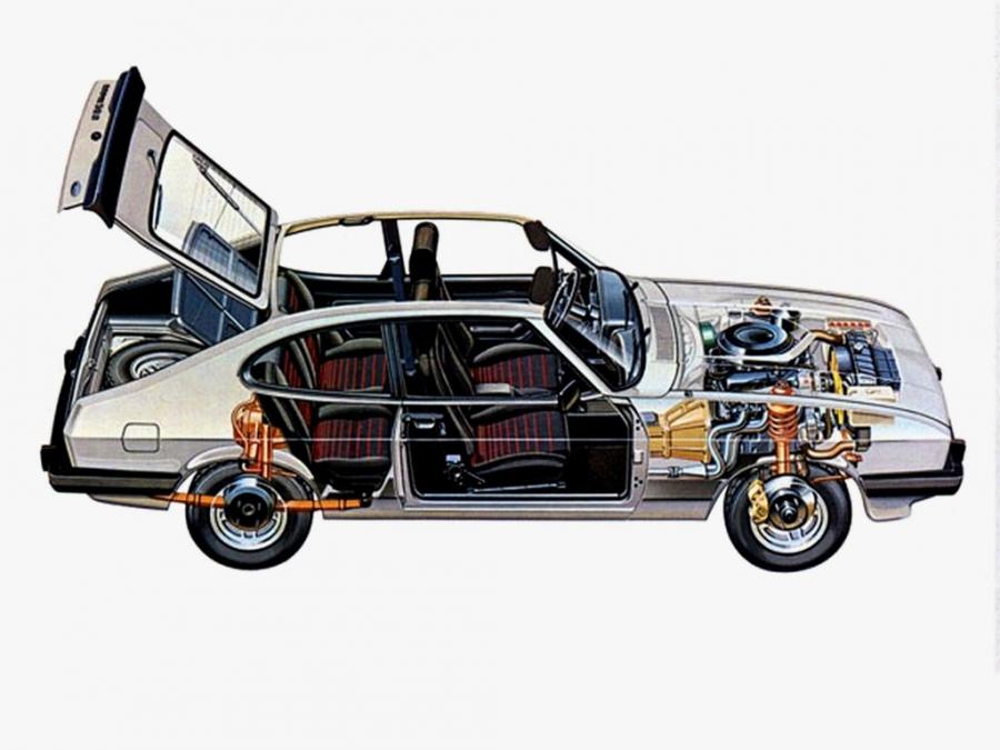 Схема Ford Capri 1978 года  (фото 7 из 15)
